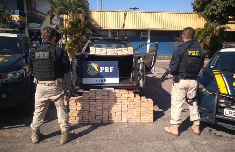 PRF apreende cerca de 240 kg de pasta base de cocaína
