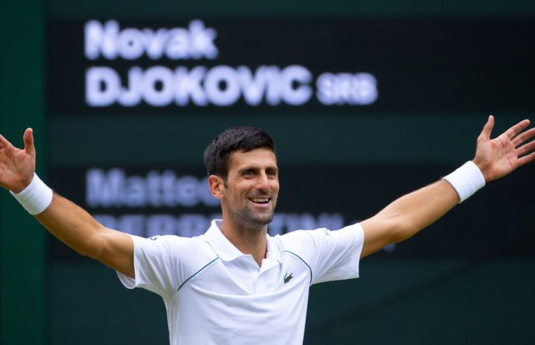 Djokovic é 1º classificado ao ATP Finals após triunfo em Wimbledon