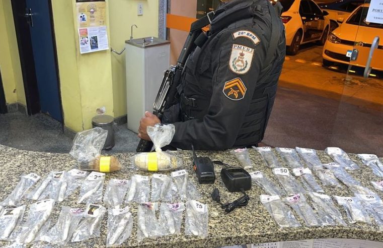 Polícia Militar granadas em Pedro do Rio