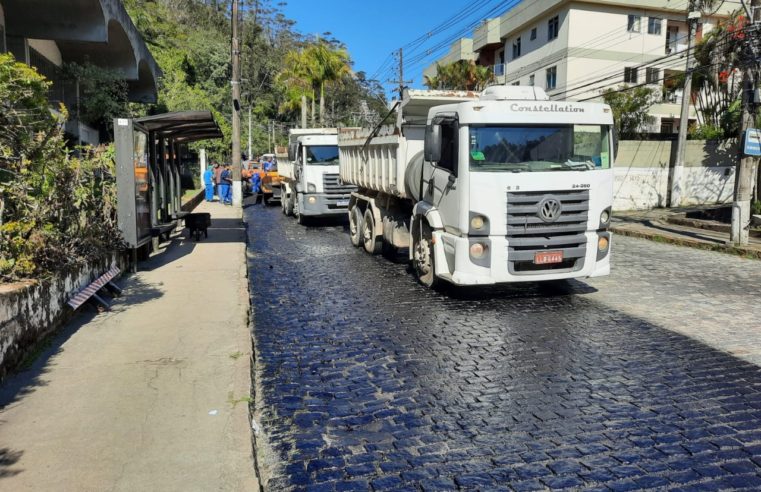 Prefeitura começa asfaltamento da Rua Dr. Paulo Hervê no Bingen