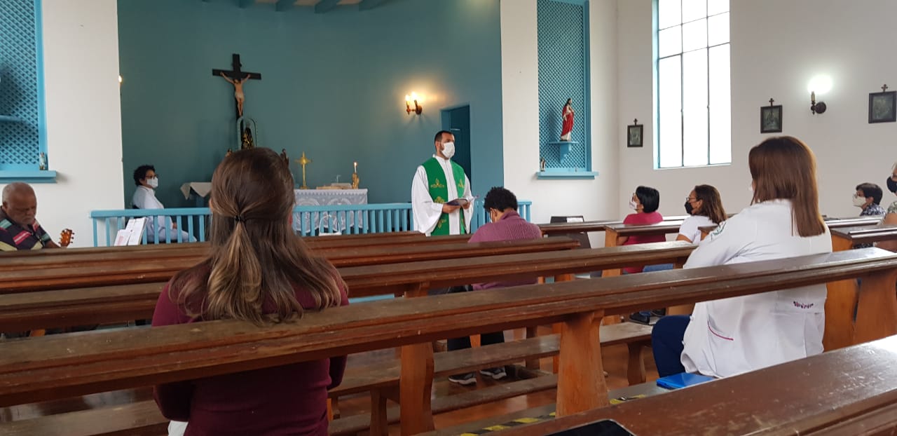 Capela Nossa Senhora Aparecida, do HAC, voltou a ser utilizada para realização de missas
