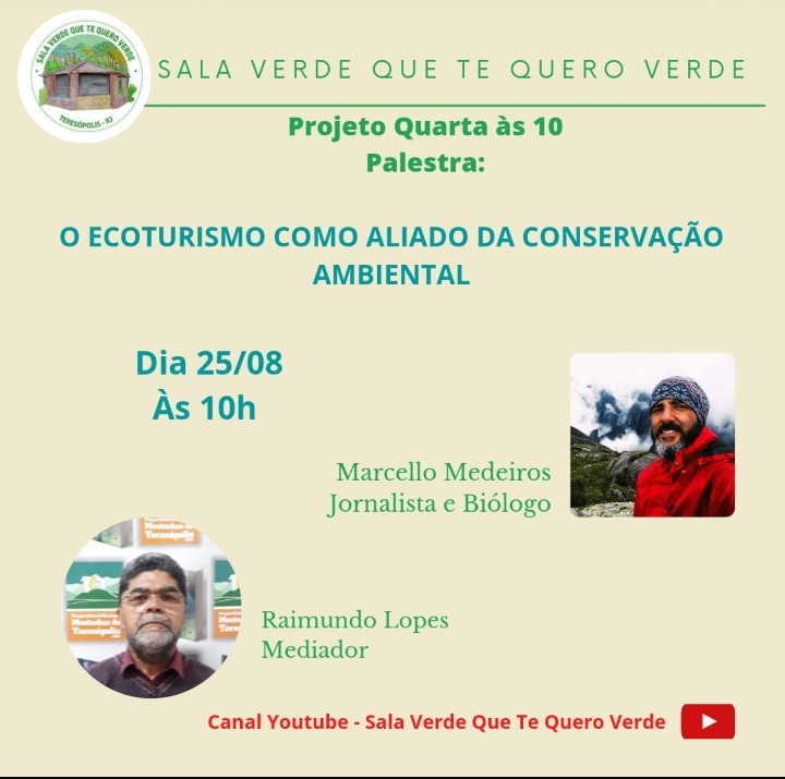 A contribuição do ecoturismo para a conservação ambiental é tema do Projeto ‘Quarta às 10’