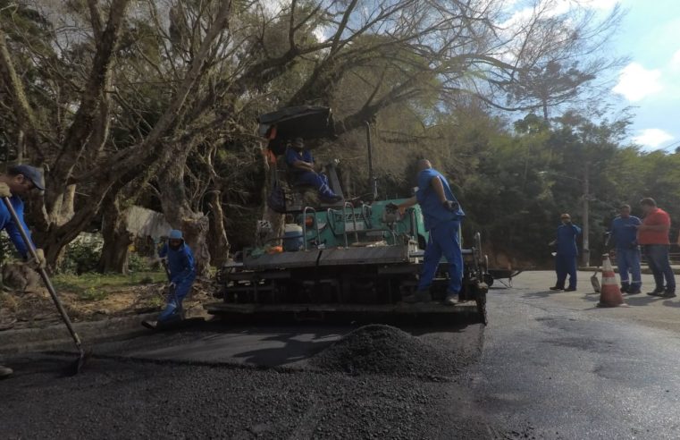 Acelera Petrópolis: Nogueira recebe asfalto novo