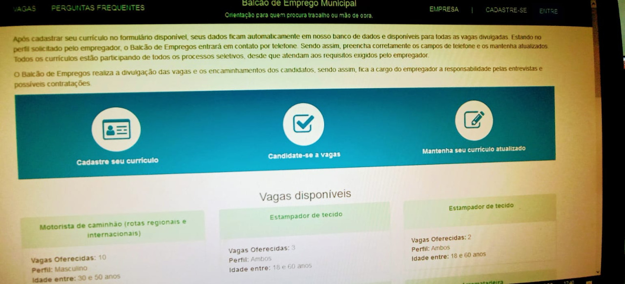 Oportunidade: Petrópolis tem mais de 60 vagas disponíveis no Balcão de Empregos