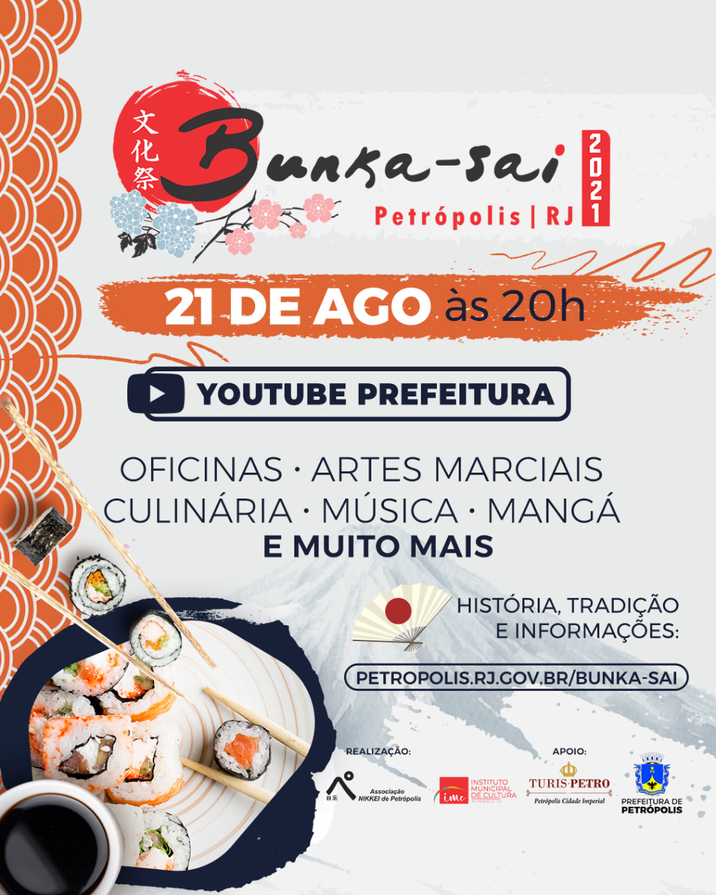 Bunka-Sai, festival da cultura japonesa, acontece no sábado de forma on-line