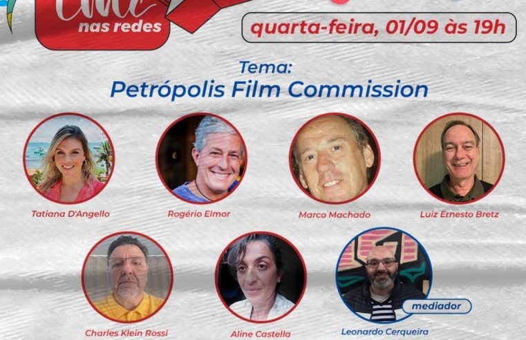 Petrópolis Film Commission será o tema do IMC nas Redes da próxima quarta-feira (01/09)