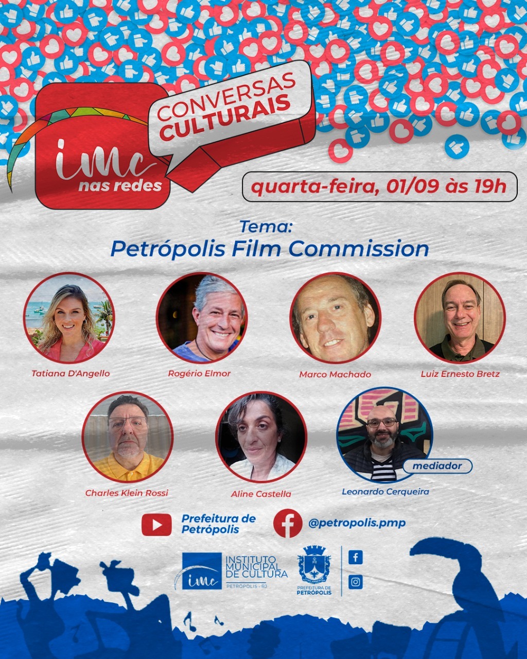 Petrópolis Film Commission será o tema do IMC nas Redes da próxima quarta-feira (01/09)