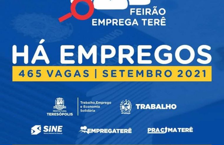 Feirão Emprega Terê oferece 465 oportunidades de trabalho