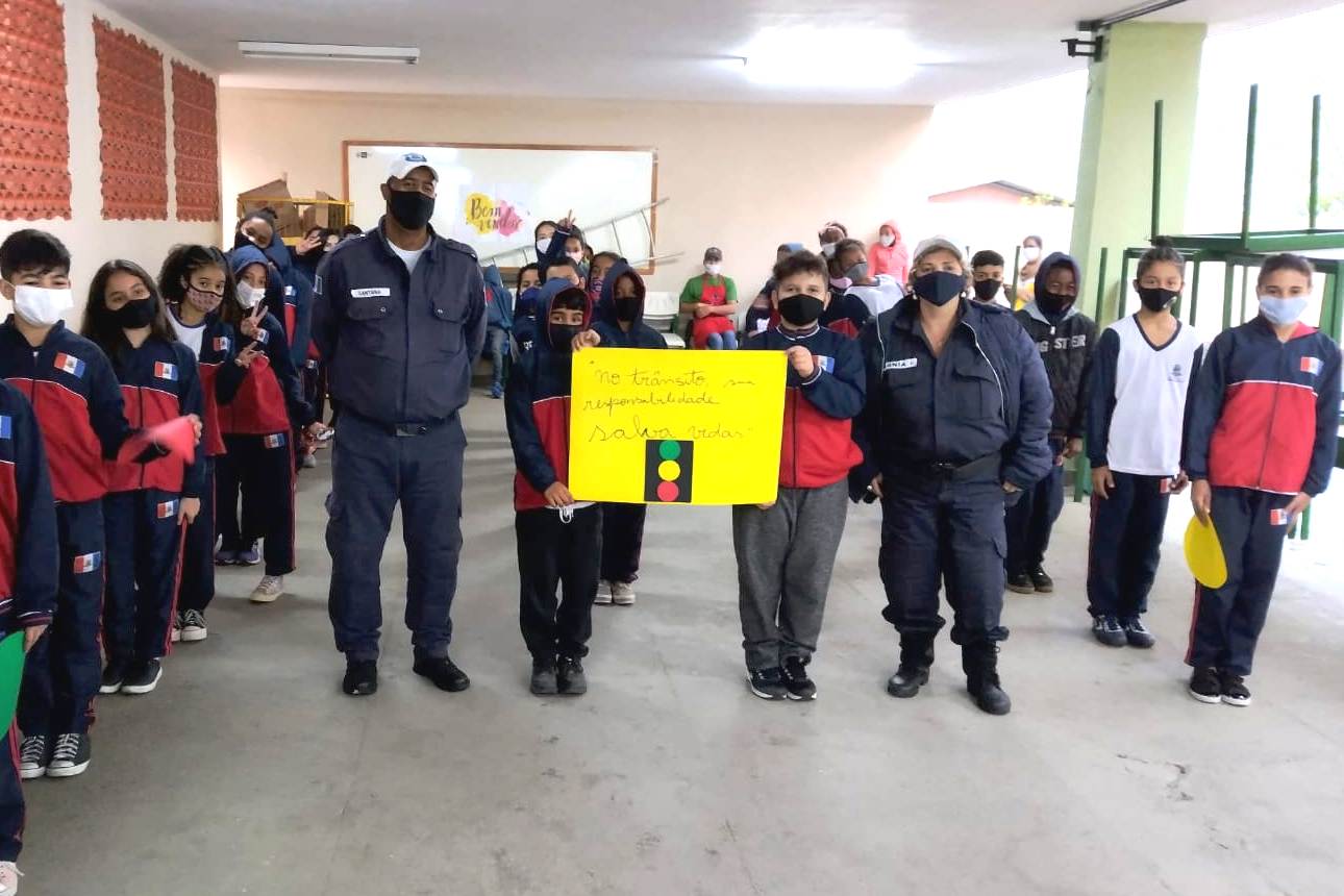 Teresópolis: Guarda Civil Municipal retoma Ronda Escolar e comemora Semana Nacional de Trânsito