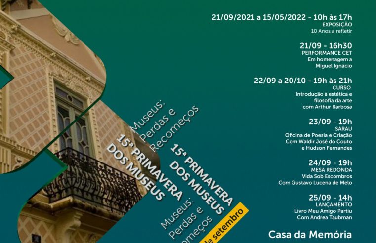 Secretaria de Cultura comemora Primavera de Museus na próxima semana