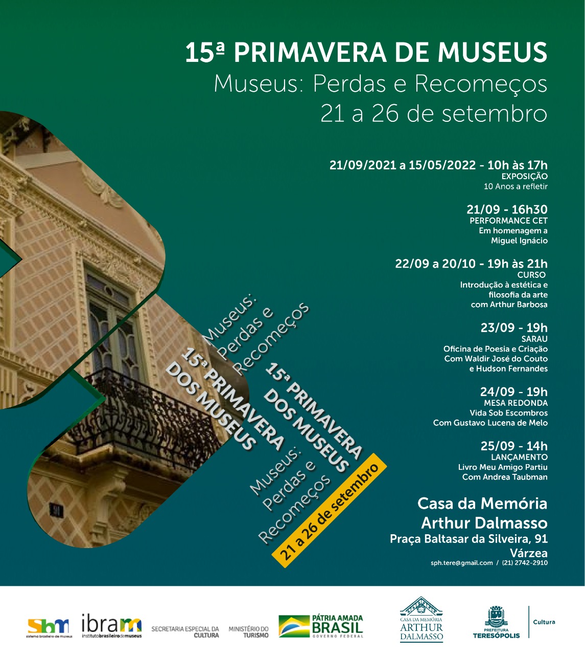 Secretaria de Cultura comemora Primavera de Museus na próxima semana