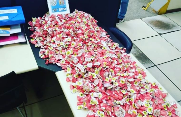 Polícia Militar apreende grande quantidade de drogas no Siméria
