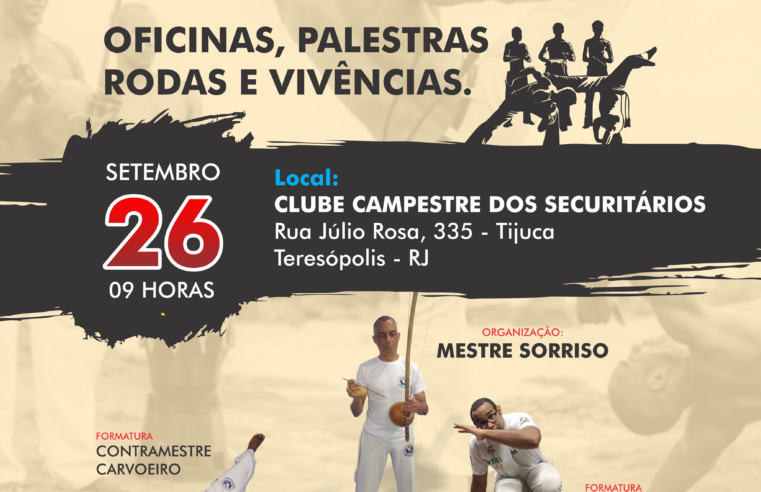Teresópolis: domingo tem o trigésimo Encontro de Capoeira Regiangola