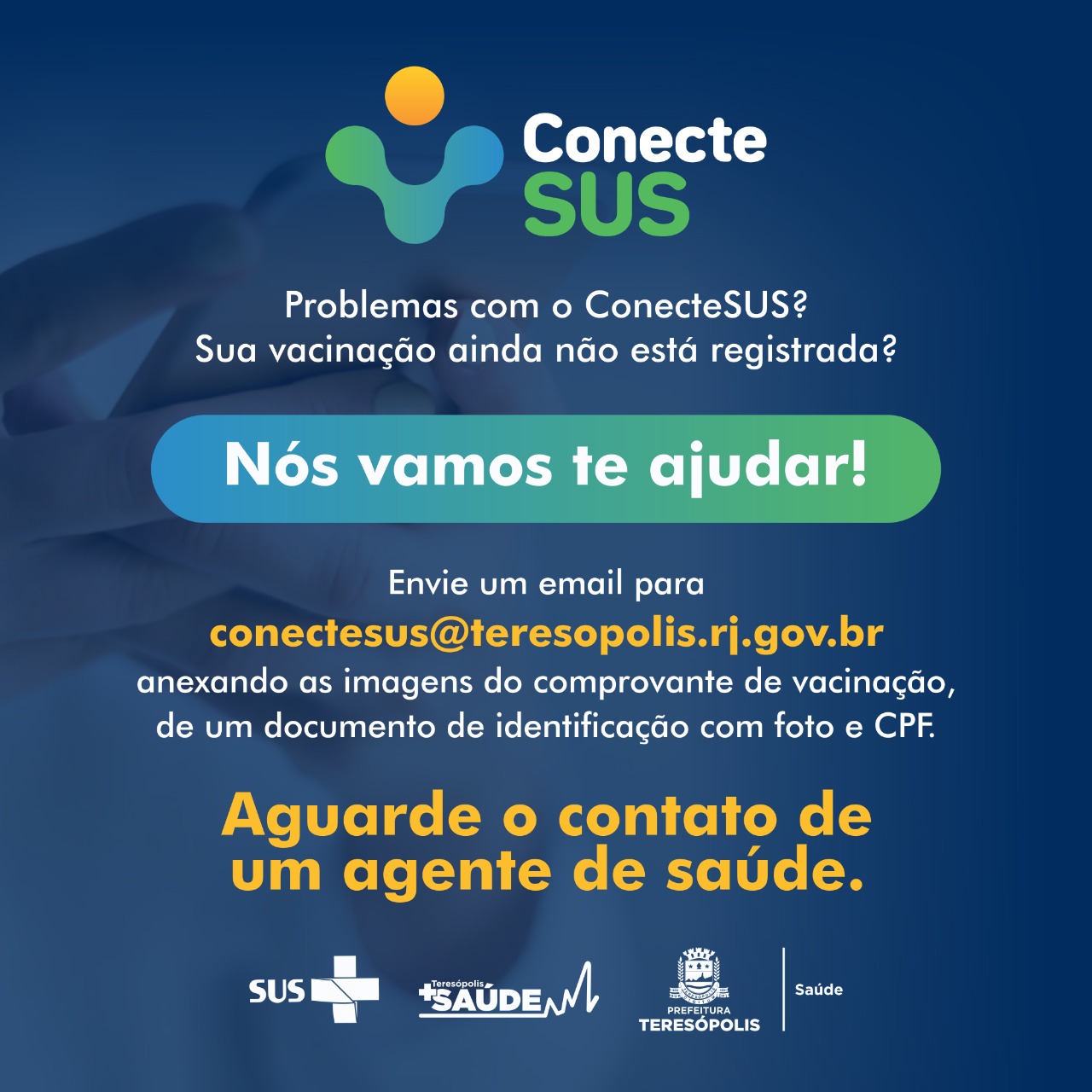 Prefeitura de Teresópolis disponibiliza canal para ajudar quem tem problemas com o ConecteSUS