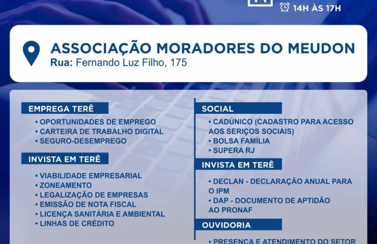 CRAS Meudon fará atendimento no Espaço do Empreendedor Itinerante
