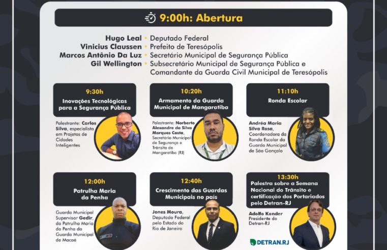 Teresópolis realiza o I Fórum de Segurança Pública da Guarda Civil Municipal