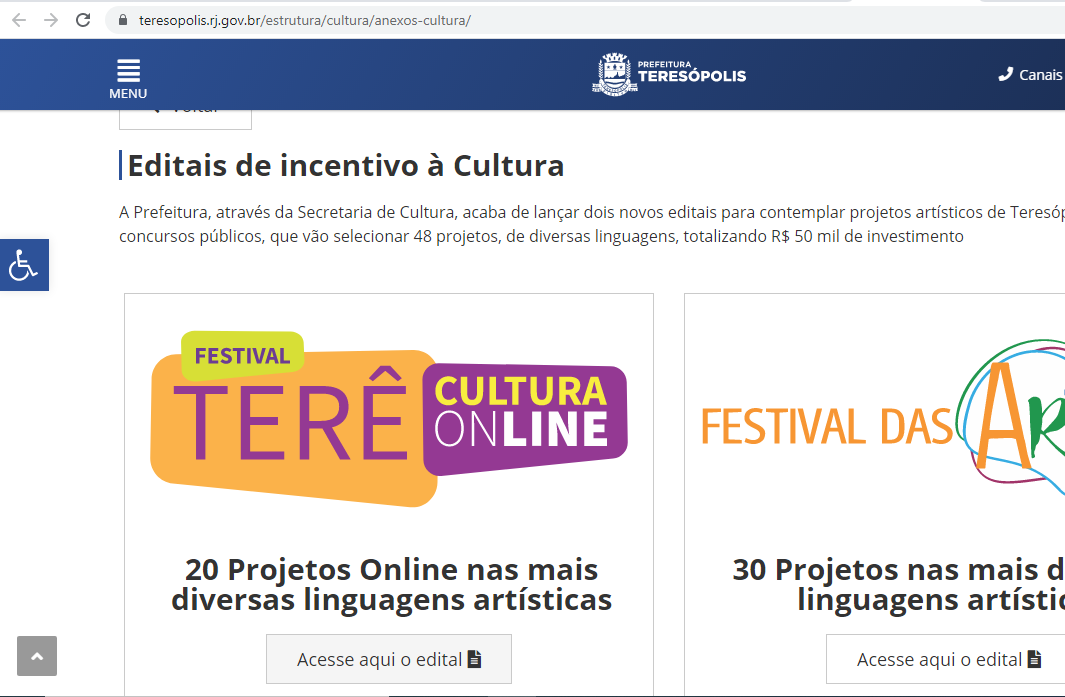 Secretaria de Cultura abre inscrições para dois concursos de projetos artísticos