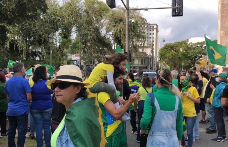 Manifestações marcam 7 de setembro em Petrópolis