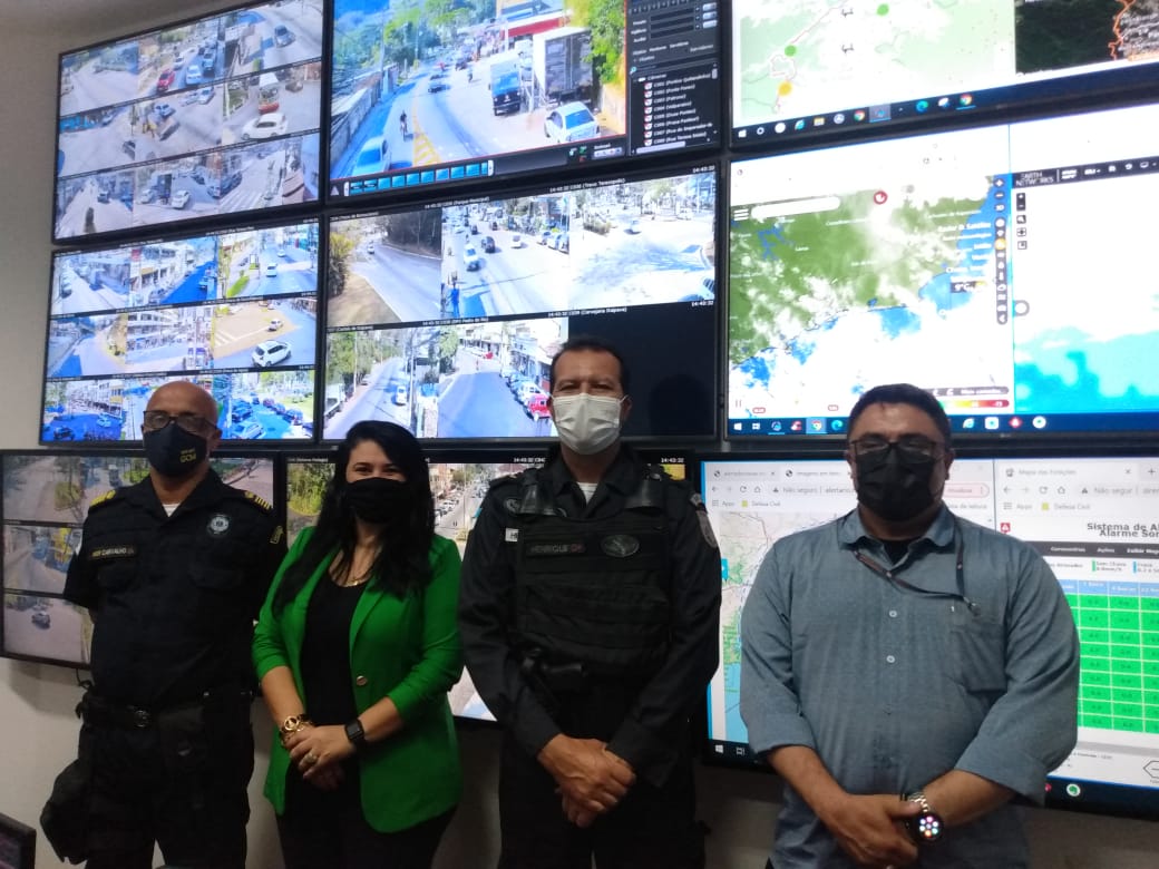 Comandante do 26° BPM ressalta importância do Centro de Monitoramento