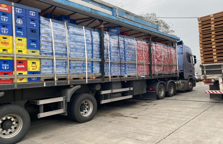 Operação Foco apreende mais de 81 mil latas de cerveja sem nota fiscal