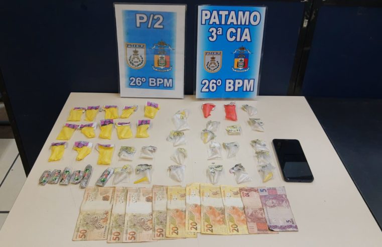 Polícia Militar apreende drogas no São Sebastião
