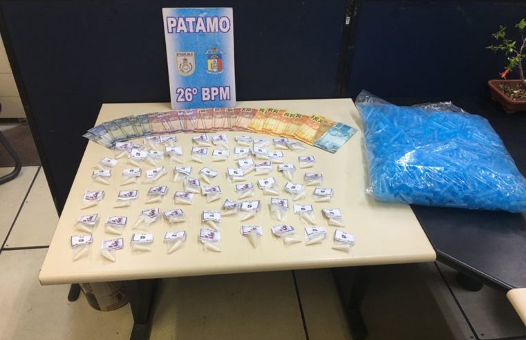 Polícia Militar apreende drogas no Samambaia