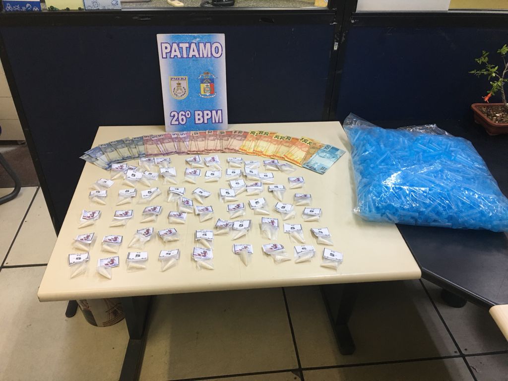Polícia Militar apreende drogas no Samambaia