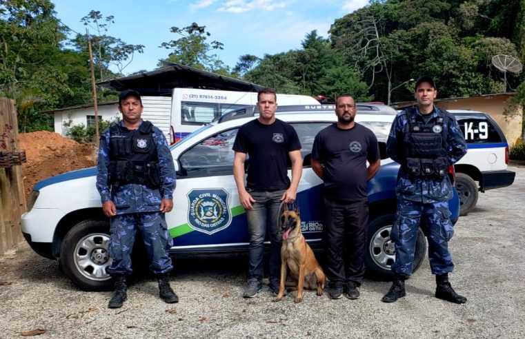 Secretaria de Segurança de Teresópolis doa cadela para Guarda Civil Municipal de Rio das Ostras