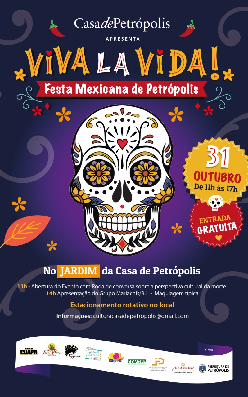 Casa de Petrópolis celebra cultura mexicana em evento temático