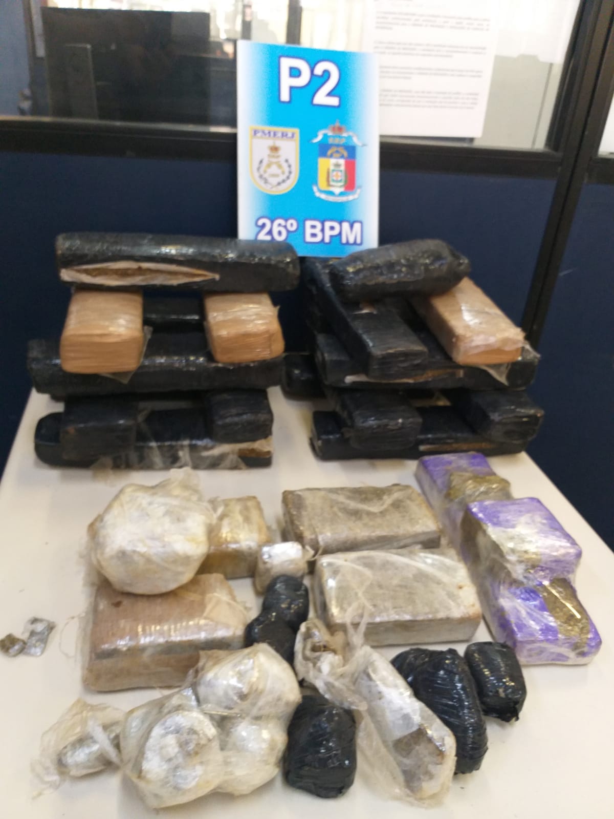 PM apreende 30 kg de maconha na Mosela