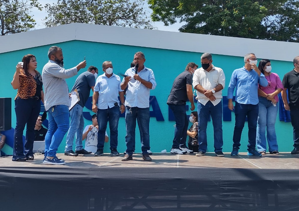 Vereadores participam da inauguração do sistema de tratamento de água de Bemposta