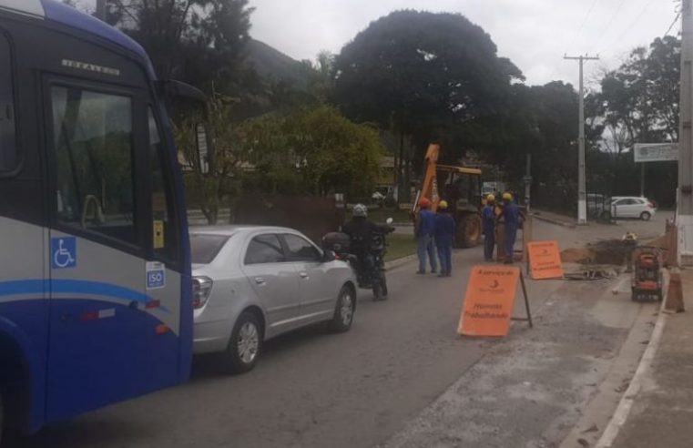 Setranspetro alega que obras em Itaipava geram atrasos de uma hora nos ônibus da Turp Transporte