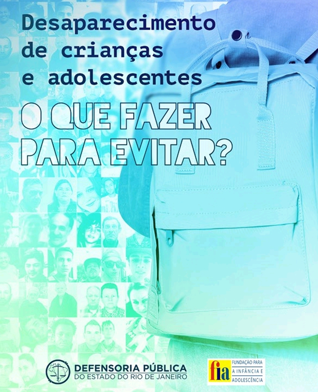 FIA e Defensoria Pública lançam cartilha de prevenção ao desaparecimento de crianças no estado