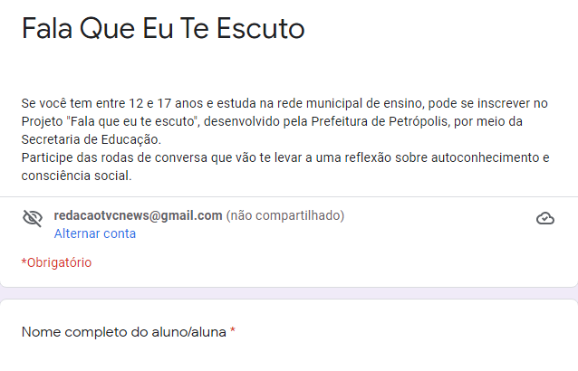 Projeto “Fala que eu te escuto” vai atender adolescentes com rodas de conversa que começam no dia 27