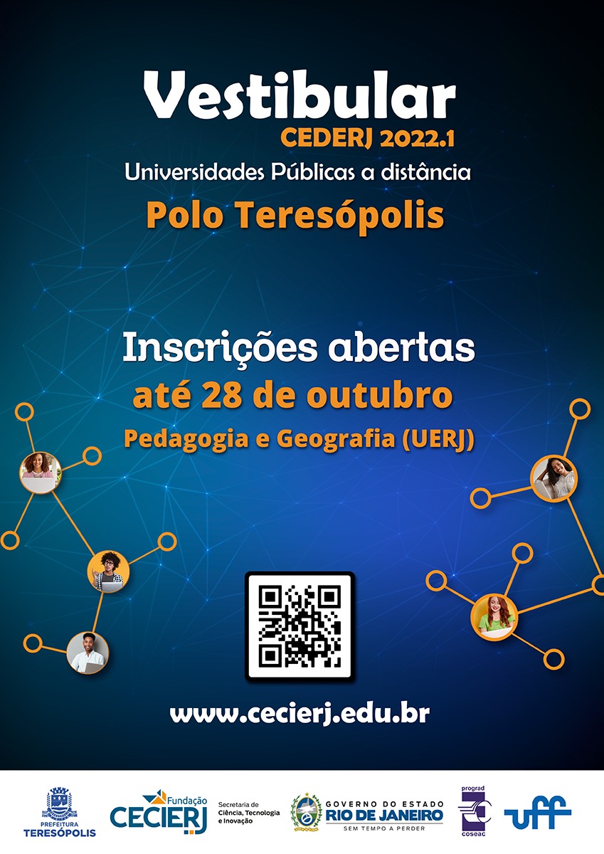 Vestibular Cederj 2022.1: Inscrições seguem até o próximo dia 28