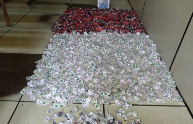 Polícia Militar de Petrópolis apreende 3,5 mil cápsulas de cocaína no Quitandinha