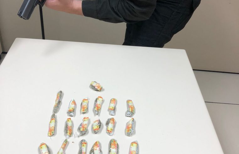 PM apreende drogas em Itaipava