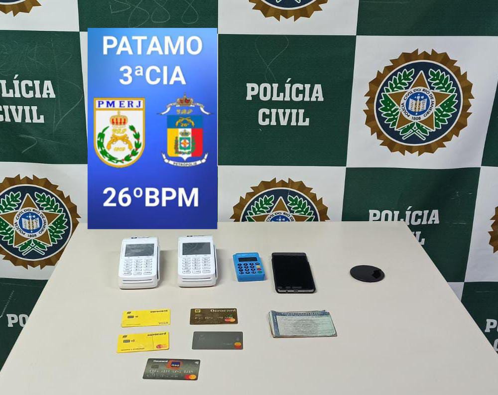 Polícias Civil e Militar prendem homem que aplicava “Golpe do Motoboy” em Itaipava