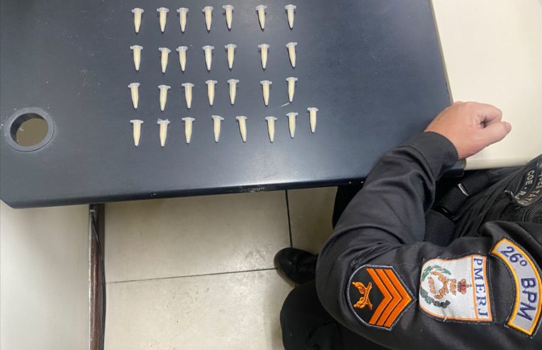 Polícia Militar prende homem acusado de tráfico em Vila Rica