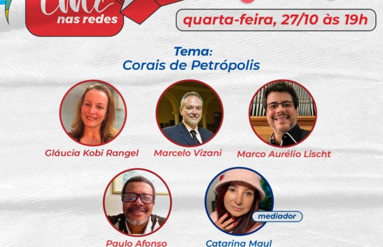 Corais de Petrópolis é o assunto do IMC nas Redes desta quarta-feira (27/10)