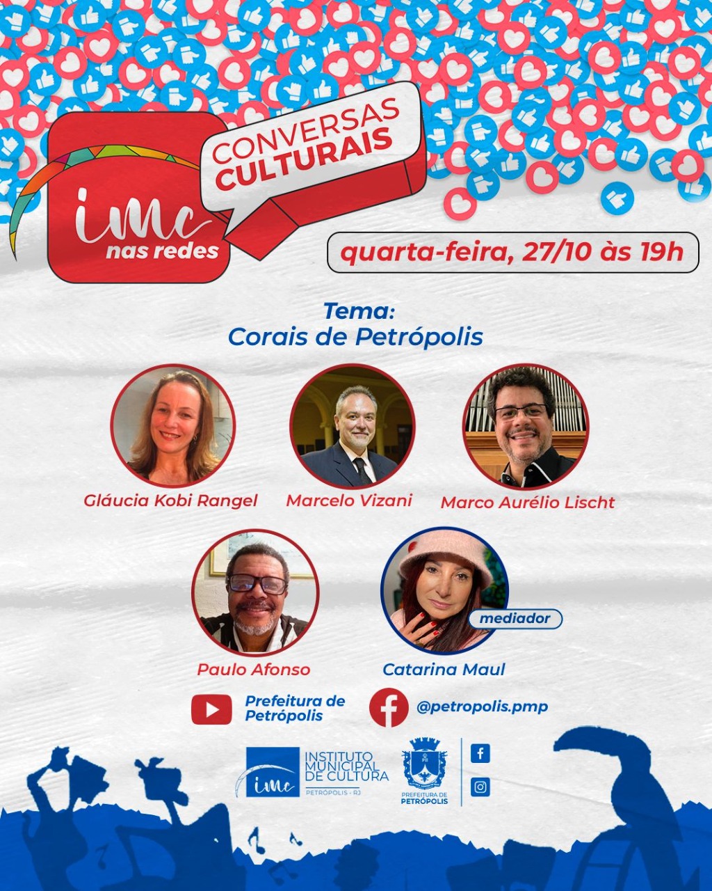 Corais de Petrópolis é o assunto do IMC nas Redes desta quarta-feira (27/10)
