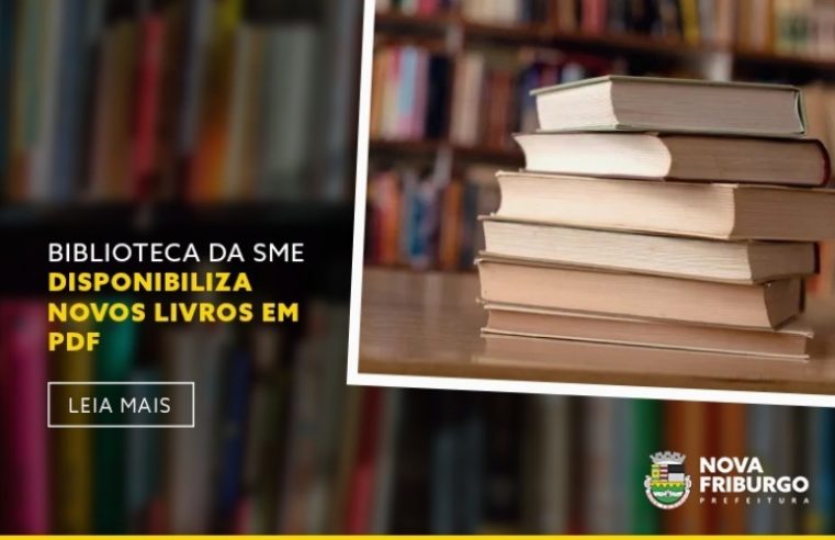 Biblioteca de Nova Friburgo disponibiliza novos livros em PDF