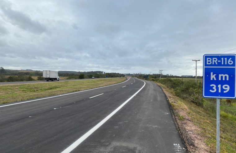 Trecho da BR-116 tem interferência no tráfego a partir desta terça-feira para recuperação de pavimento