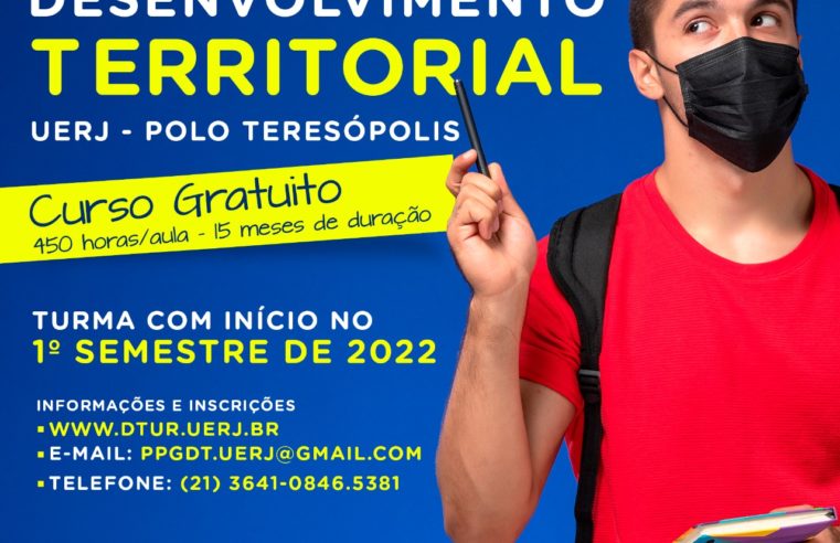 UERJ Teresópolis: Inscrições para Pós-graduação em Desenvolvimento Territorial terminam nesta sexta, 12