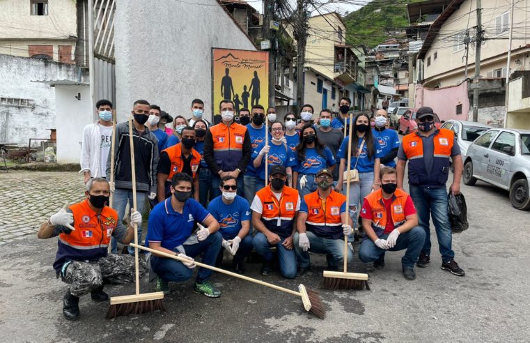 Mutirão de Limpeza ‘Cidade Limpa’ é realizado no Perpétuo, em Teresópolis
