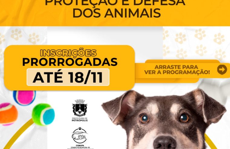 COMUPA prorroga inscrições para conferência online de proteção e defesa dos animais até o dia 18 de novembro