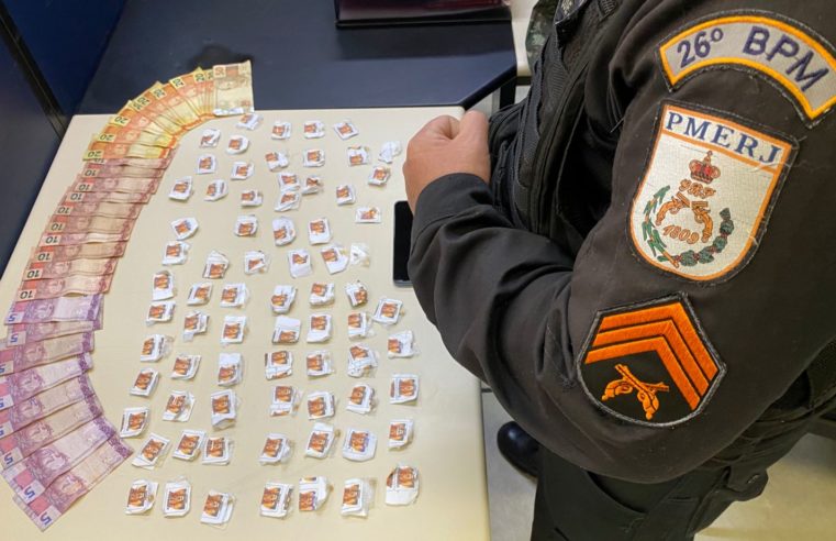 Homem é preso por tráfico de drogas no bairro Independência