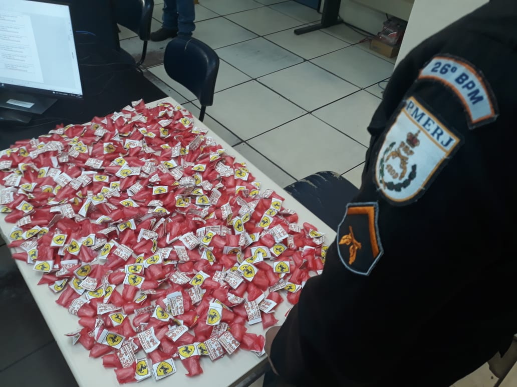 Cápsulas de cocaína são apreendidas no São Sebastião