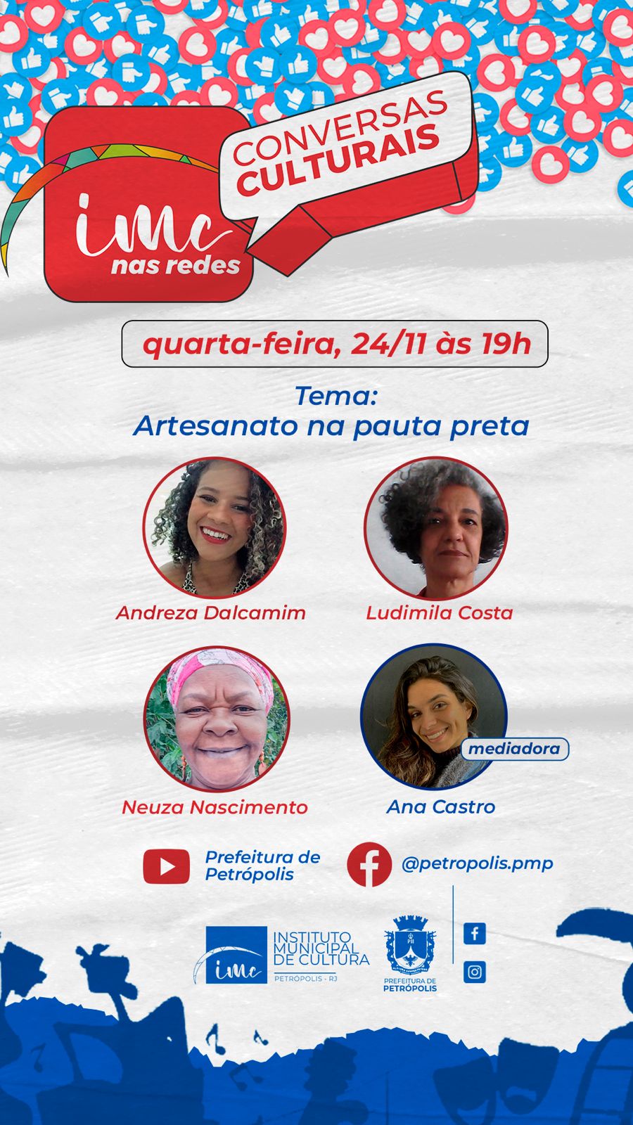 IMC nas Redes debate o artesanato como manifestação da cultura negra