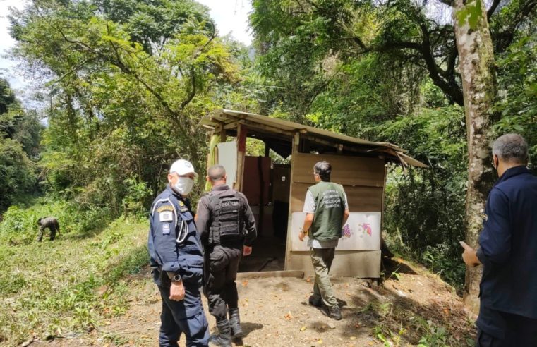 Meio Ambiente flagra construções irregulares no Meio da Serra durante operação para coibir desmatamento